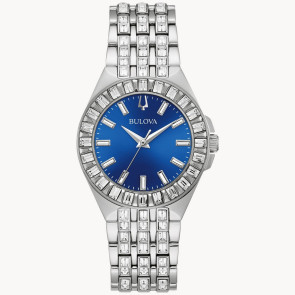 Bulova Watches Bulova Ladies Crystal Staninless Steel bracelet watch