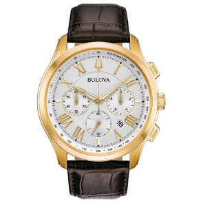 Bulova Watches Mens Wilton Strap from the Classic Collection