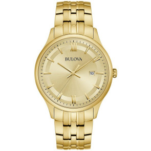 Bulova Watches Bulova Corporate Exclusive Classic Men's Watch, Gold-tone with Champagne Dial