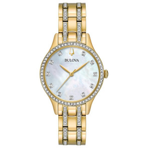 Bulova Watches Ladies Boxed Gift Set from the Crystal Collection