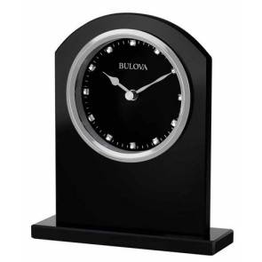 Bulova Ebony Crystal (Tabletop) Custom Clock