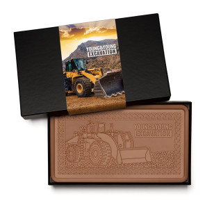 LUXE Custom Chocolate Executive Gift Bar 2 lbs