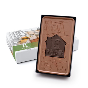  Custom Logo One Pound Chocolate Combo Bar Milk & Dark