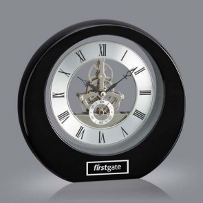 Catarina Clock - Black 8in.