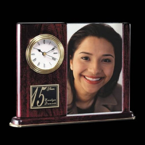 Webster Clock/Frame - Rosewood