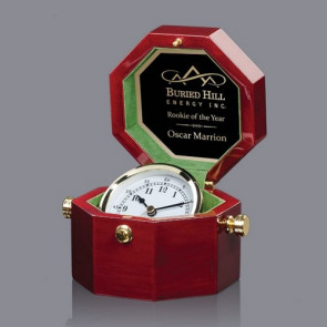 Mackinaw Clock - Rosewood 6 in Wide