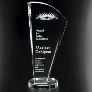 Merit Optical Crystal Award 9-1/2 in.