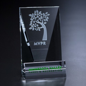 Cell Phone Holder Optical Crystal 4-3/4in