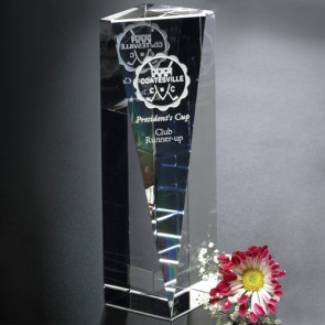 Buena Vista Optical Crystal Award 8 in.