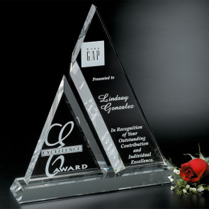 Aztec Optical Crystal Award 11-1/2 in.