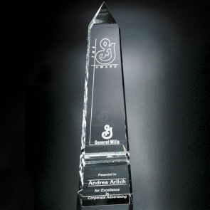 Pinnacle Peak Optical Crystal Award 18 in.