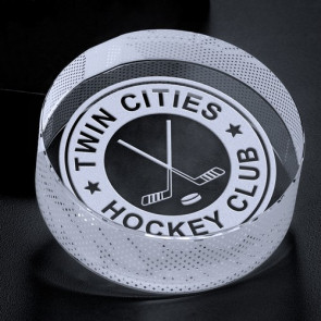 Hockey Puck Paperweight 3 in. Dia.