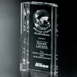 Capricorn Global Optical Crystal Award 8 in.