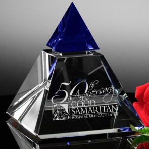 Vernita Indigo Crystal Peak Award 4in