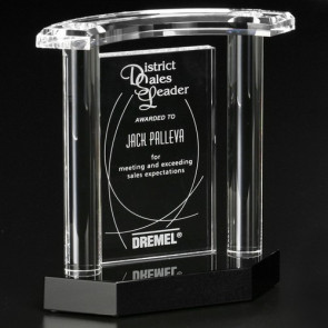 Vanessa Optical Crystal Award 8 in.