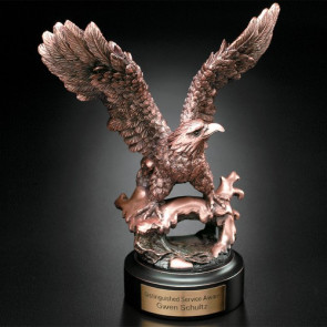 Perched Eagle Award 7-1/2 in.