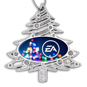 Glitter Christmas Tree Ornament