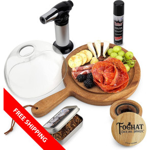 Foghat™ Smoking Cloche Set - Perfect for Charcuterie