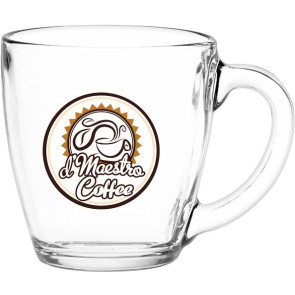 Glass Bistro Coffee Mug