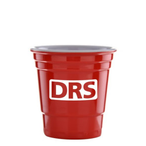 Red Fill Up Cup Shot Glass 2oz