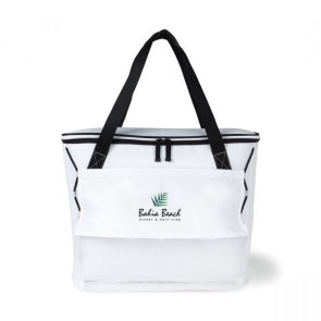 Maui Pacific Cooler Tote - White | 36 Can Capacity