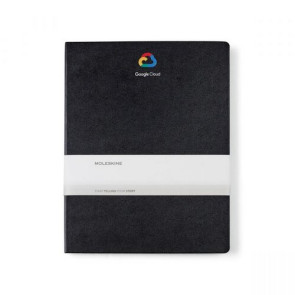 Moleskine Hard Cover Ruled XX-Large Notebook Black