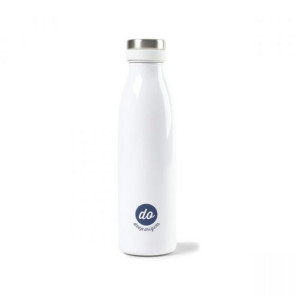 Aviana Palmer Double Wall Stainless Bottle - 17 oz. White Opaque Gloss