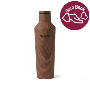 Corkcicle Canteen Water Bottle - 16 oz. Walnut