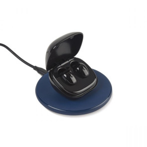Optima TWS Earbud w/Wireless Charging Case - Black