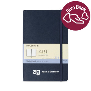 Moleskine&reg; Hard Cover Large Sketchbook - Sapphire Blue