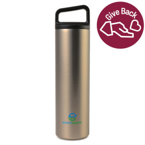 MiiR® Climate+ Wide Mouth Bottle - 20 Oz. Silver Satin