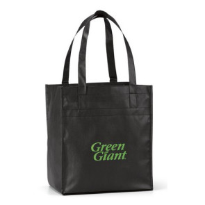 Deluxe Grocery Reusable Shopping Bag Kid-friendly/CPSIA compliant -Black