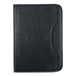 Deluxe Executive Padfolio with 8.5 x 11 paper pad - Black