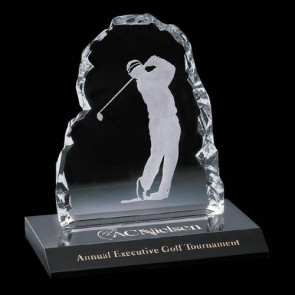 Male Golfer Iceberg Award - 7 in. Male
