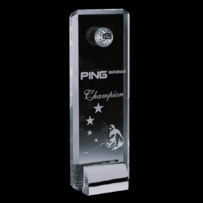 Cavalier Crystal Golf Tower - Optical 10 in.