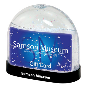 Gift Card Snow Globe with Custom Imprint
