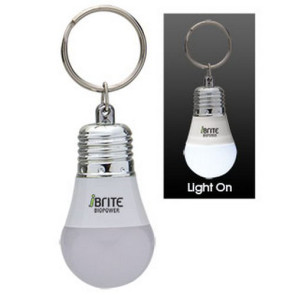 Light Up LED Bulb Keytag