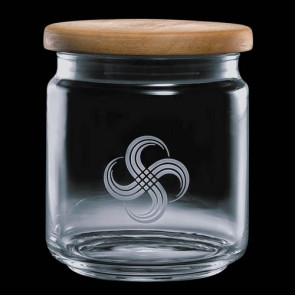 Finch Jar with Wooden Lid - 25oz Medium