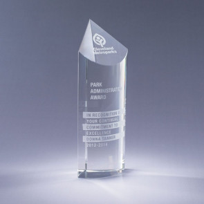 Scope Optical Crystal Award - Small
