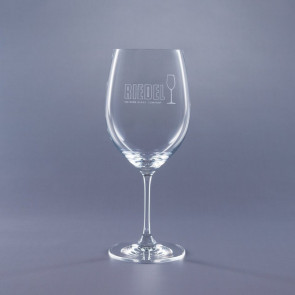 Riedel Lead Crystal Vinum Bordeaux Engraved Wine Glasses 21.5oz.