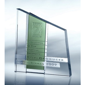 Chroma Green Optical Crystal Award