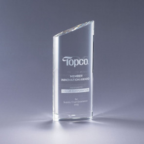 Elliptico Optical Crystal Award - Med - 7in
