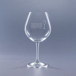 Riedel 24.75oz. Pinot Engraved Wine Glasses - Set of 2