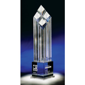 Rhombus Iv Optical Crystal Award - LG