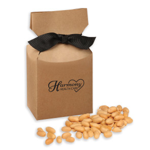 Virginia Peanuts in Kraft Premium Delights Gift Box Imprinted Company Logo 