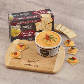 Wisconsin Classic with Sharp Cheddar Spread with Logo Cutting Board 
