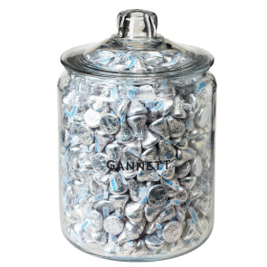 Gallon Glass Jar - Hershey's Kisses with 1 Color Direct Print
