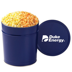 2 Way Popcorn Tins - Caramel & Butter Popcorn (3.5 Gallon)