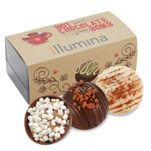 Hot Chocolate Bomb Gift Box - Grand Flavor - 2 Pack - Toffee Mocha, Horc
