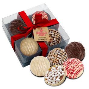 Hot Chocolate Bomb Gift Box - Deluxe Flavor - 4 Pack